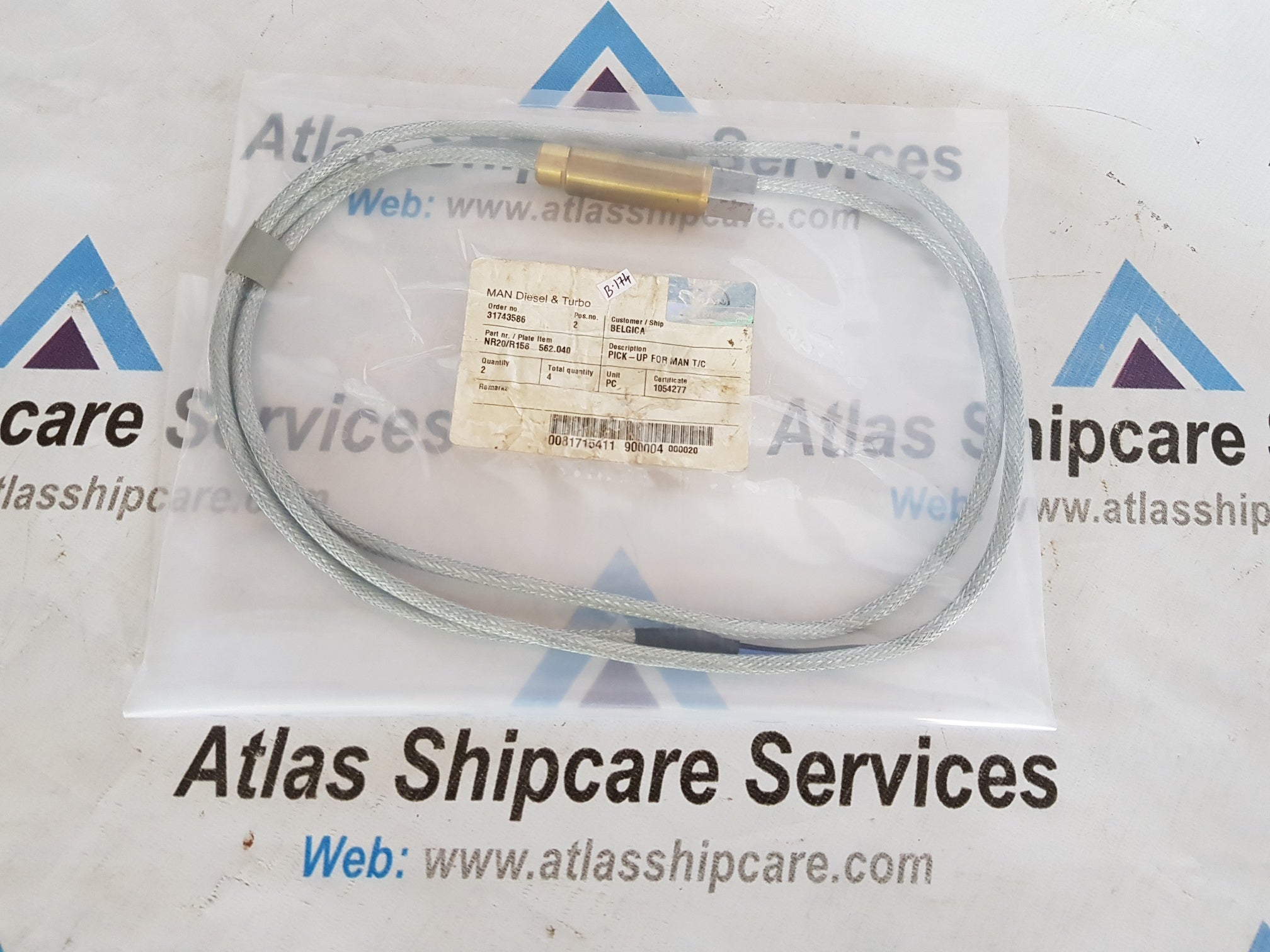 MAN DIESEL & TURBO NR20/R156 SENSOR – Atlas Shipcare Services