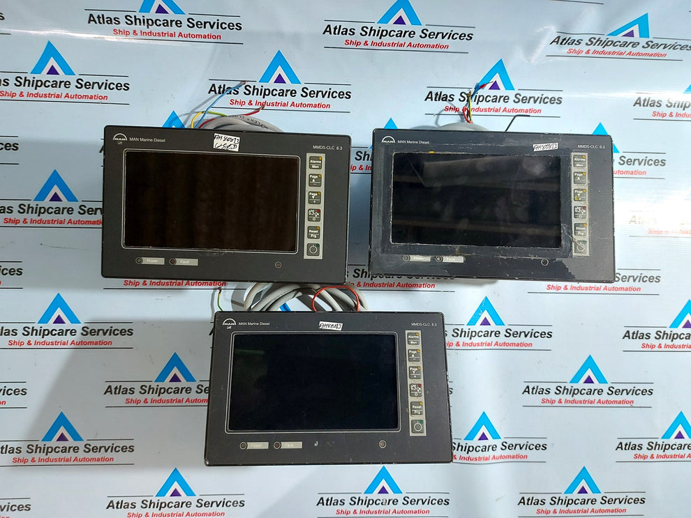 Man Engine Display Panel MAN MARINE DIESEL MMDS-CLC 6.3/STEP 2/CR GENUINE OEM ENGINE SYSTEM DIS ...