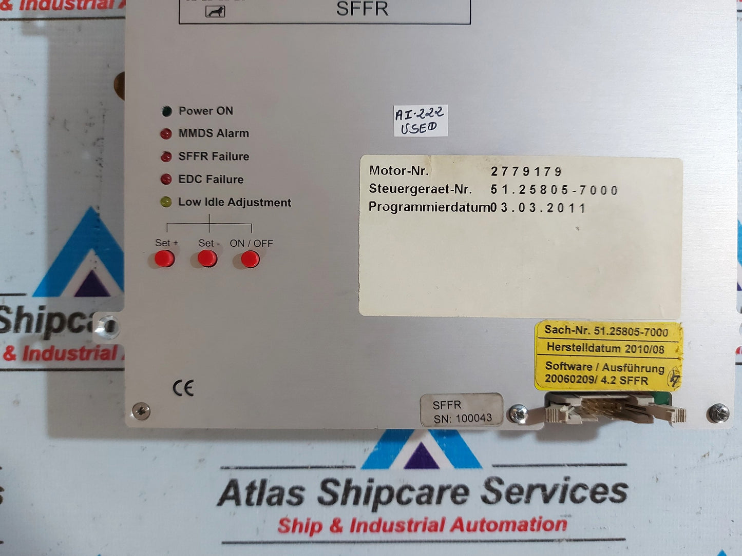 MAN MARINE DIESEL SFFR 51.25805-7000