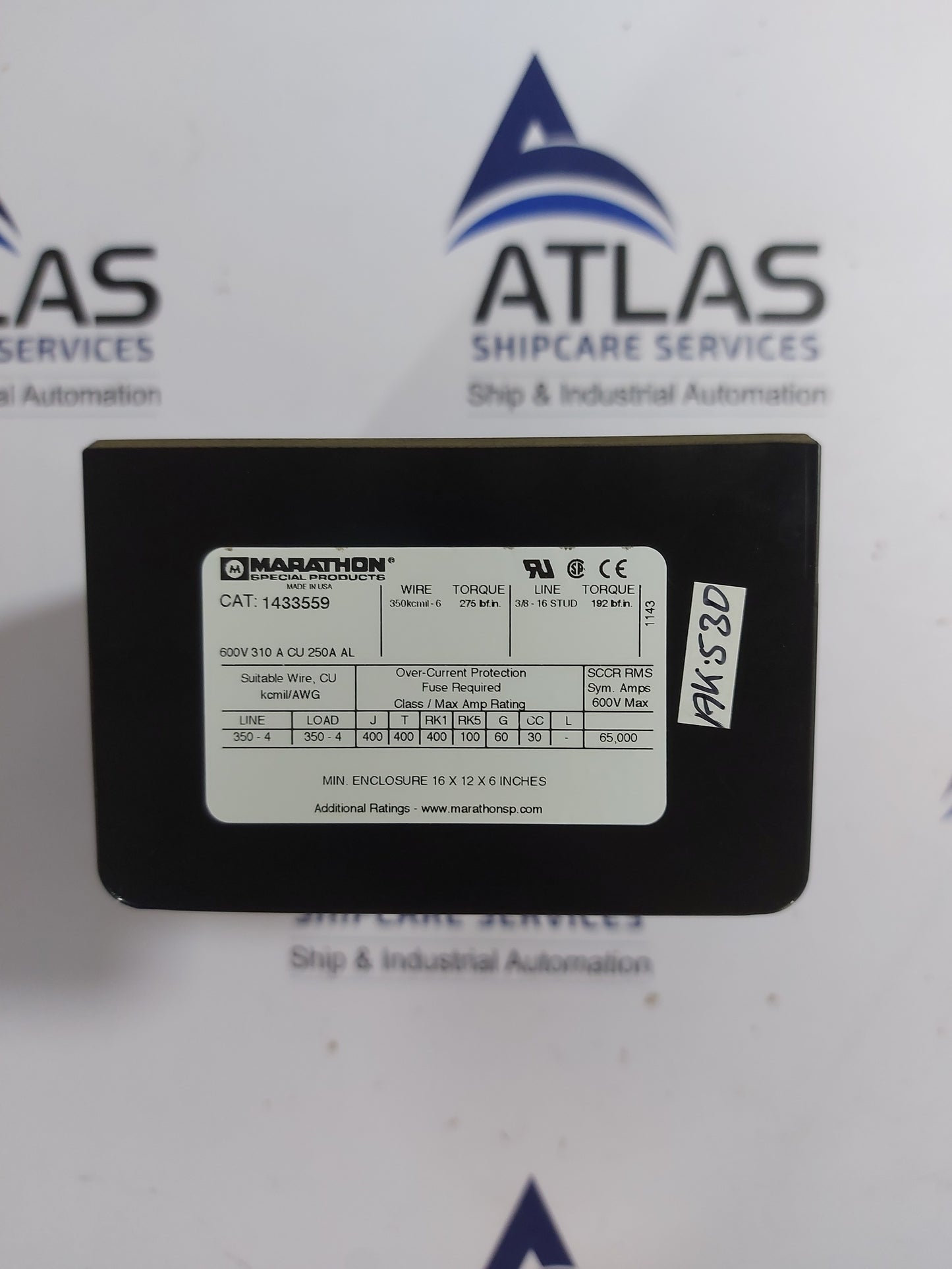 MARATHON SPECIAL PRODUCTS 1433559 POWER DISTRIBUTION BLOCK