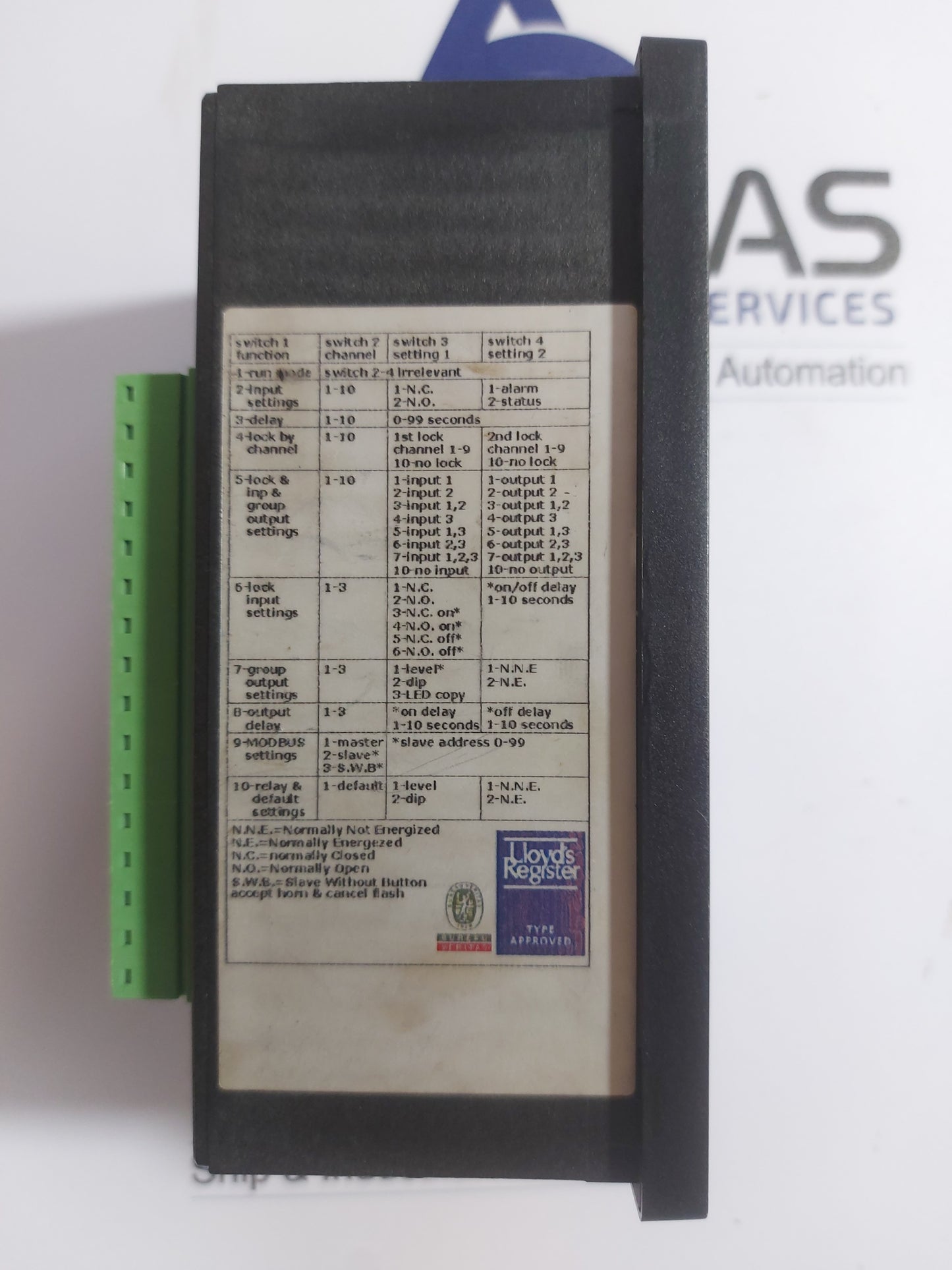 MARBLE MS10B 10-CHANNEL ALARM UNIT