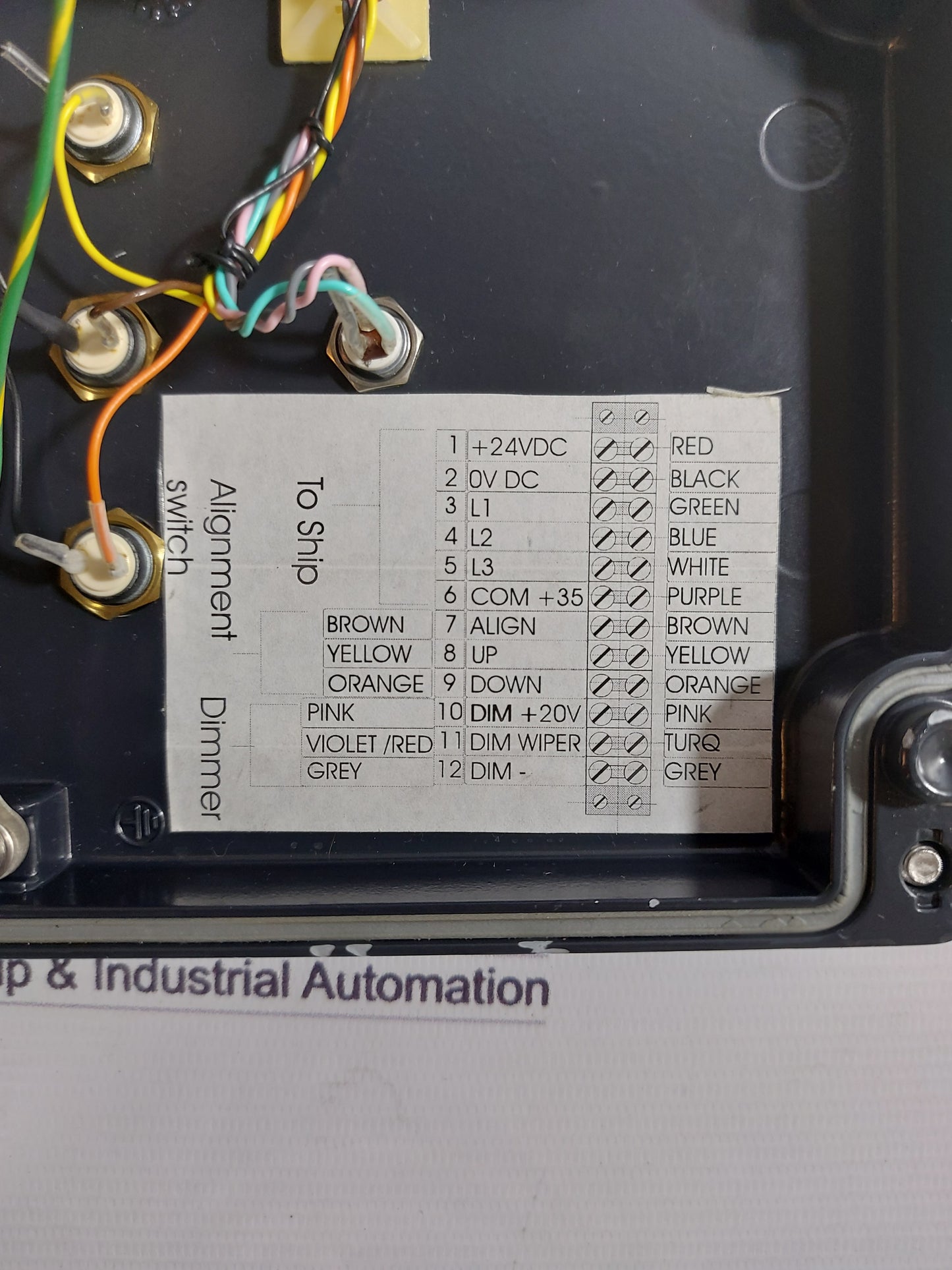 MARINE DATA MD69BR CONTROL BOX