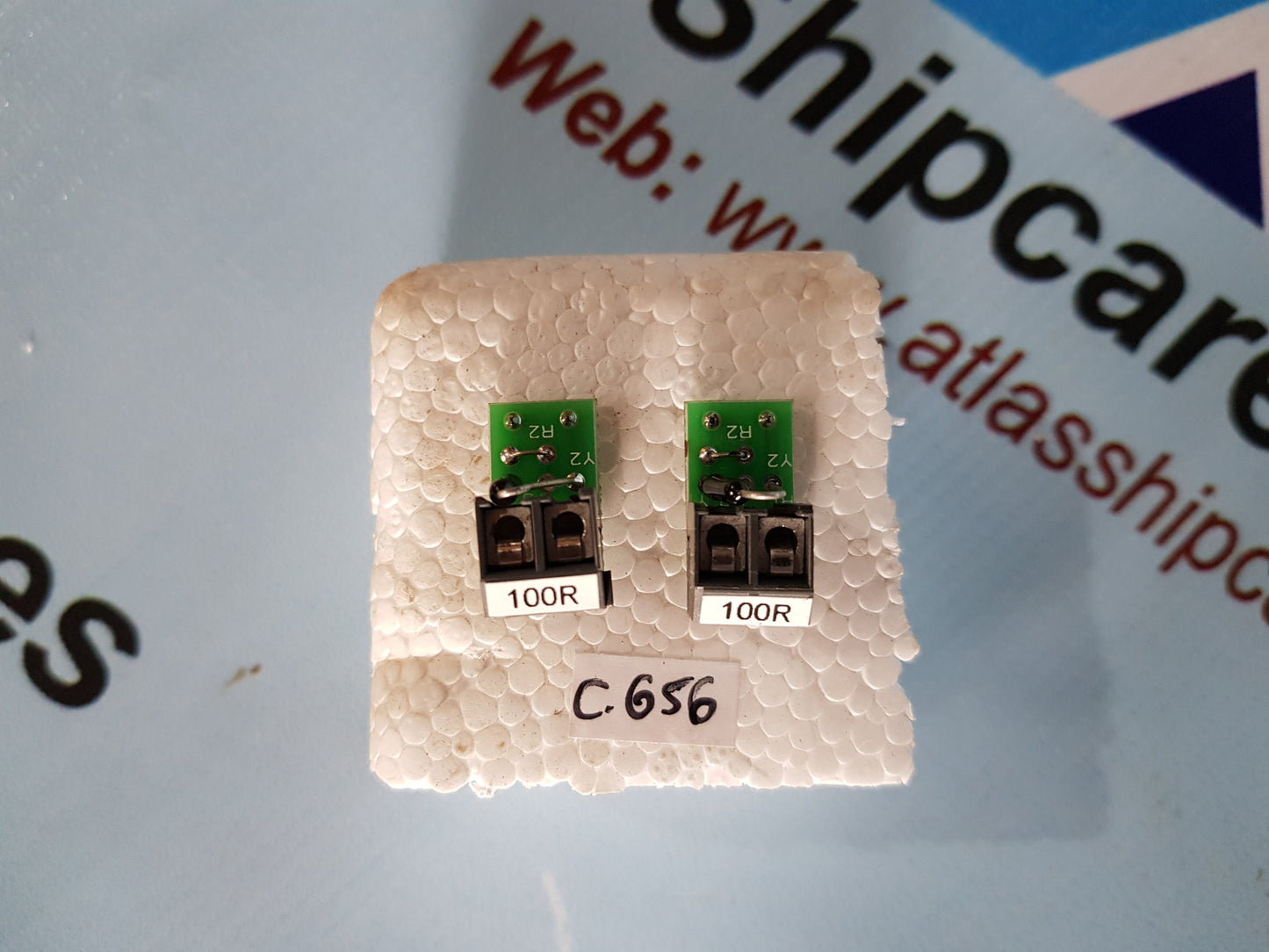 MARINEFLOC AB 4016 SHUNT 100 OHM FOR PPM SIGNAL TO REC.