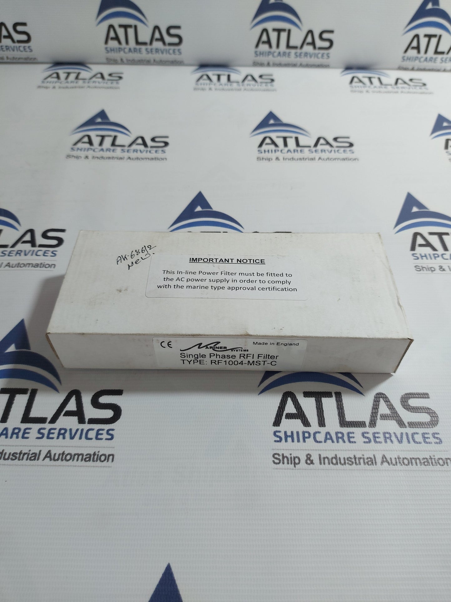 MARINE SYSTEMS RF 1004-MST-C SINGLE PHASE RFI FILTER 4A 250V 50/60Hz