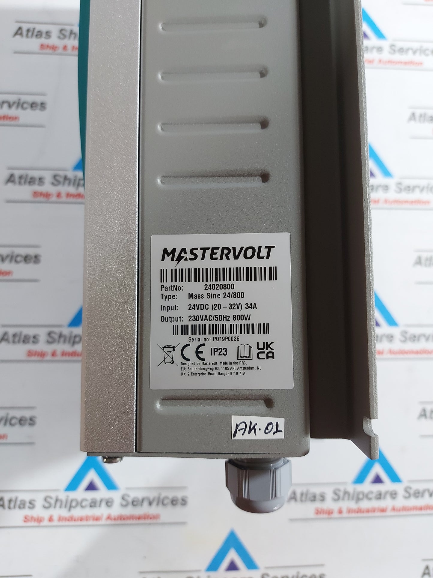 MASTERVOLT MASS 24/800 SINE WAVE INVERTER 24020800