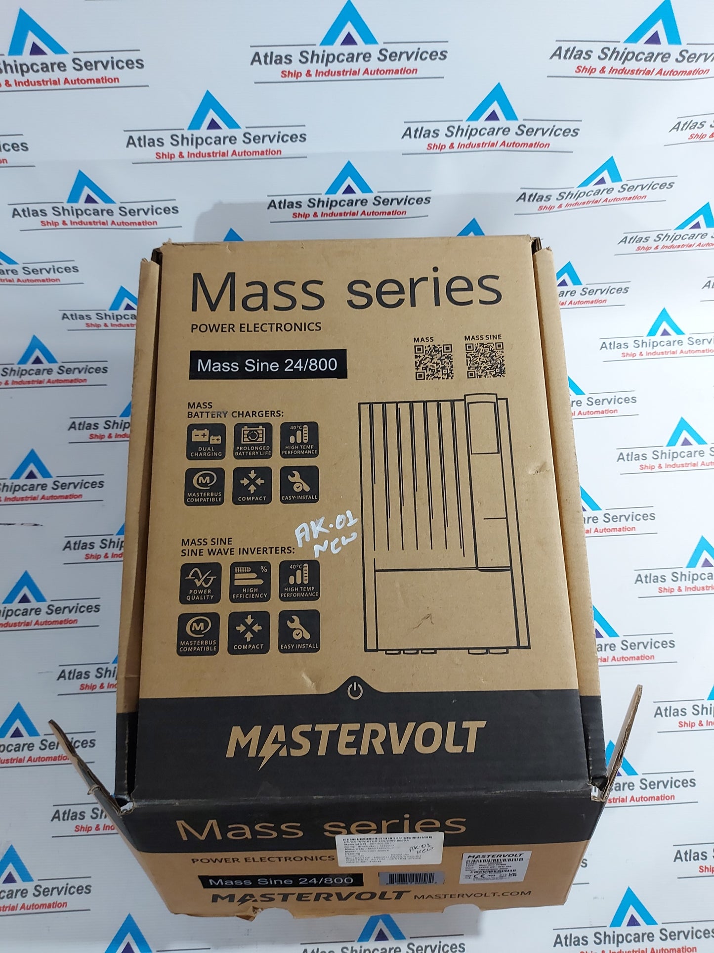 MASTERVOLT MASS 24/800 SINE WAVE INVERTER 24020800