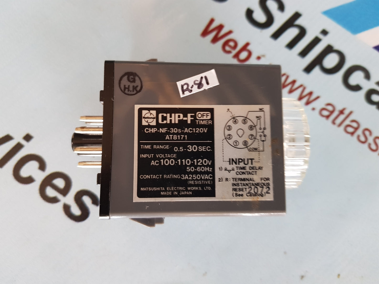 MATSUSHITA ELECTRIC CHP-F OFF TIMER