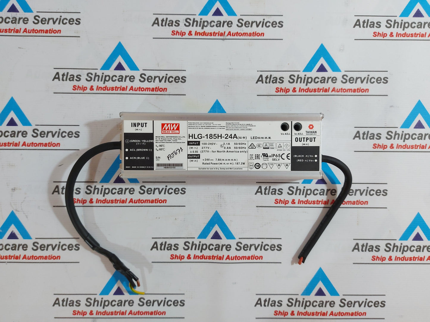 MEAN WELL HLG-185H-24A SINGLE OUTPUT POWER SUPPLY LED DRIVER