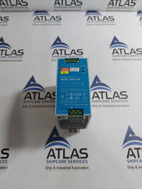 MEAN WELL NDR-240-24 100-240VAC 10A DIN RAIL POWER SUPPLY
