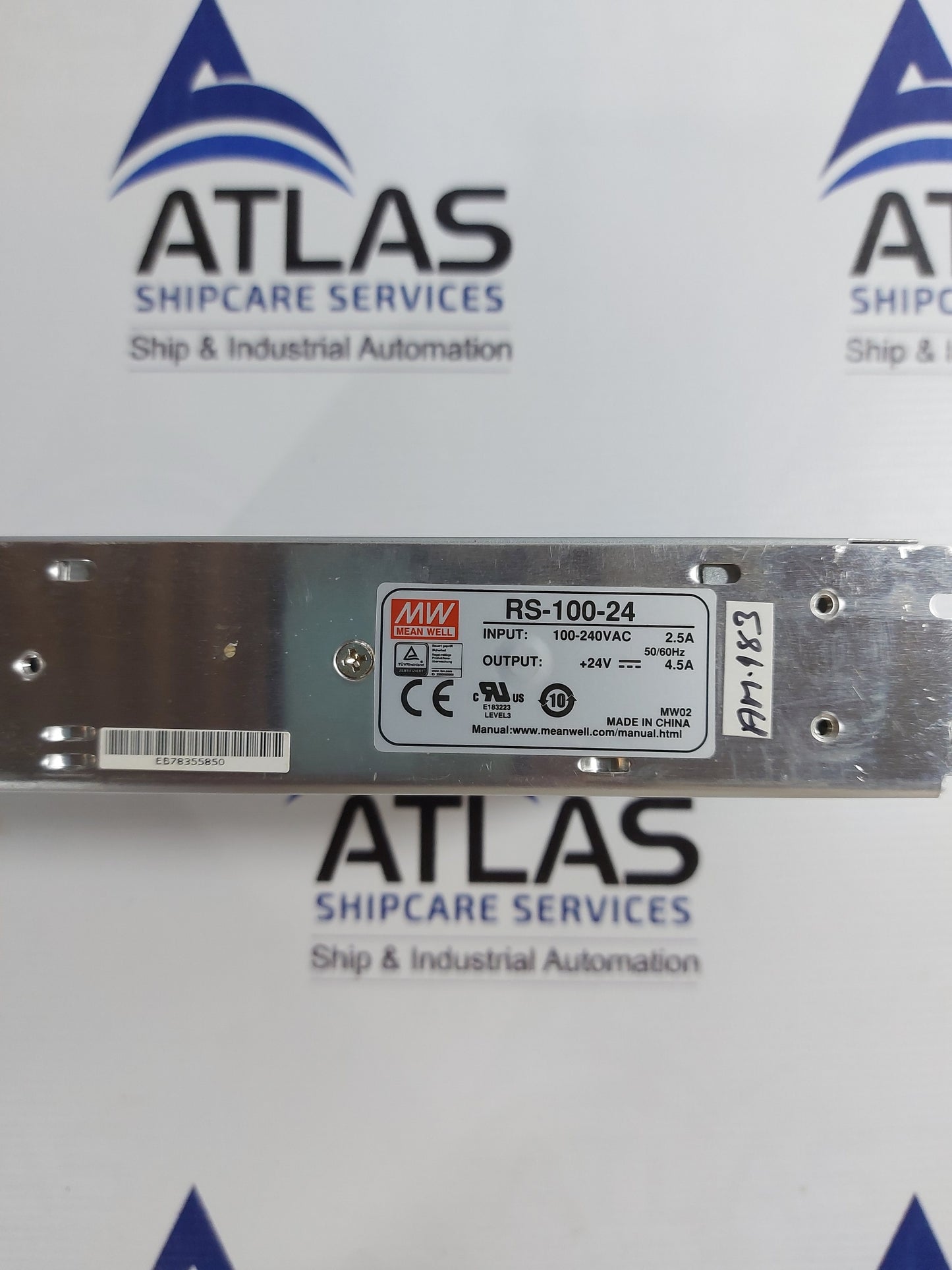 MEAN WELL RS-100-24 SWITCHING POWER SUPPLY