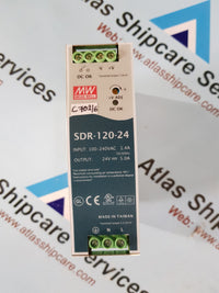 MEAN WELL SDR-120-24 AC TO DC DIN-RAIL POWER SUPPLY