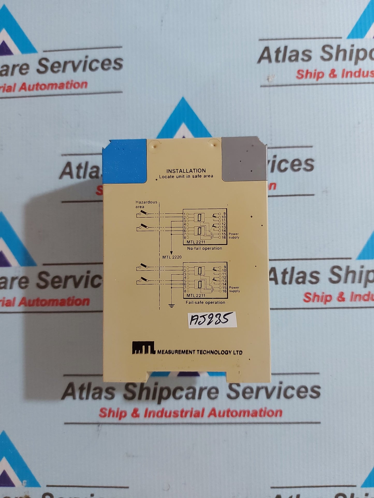 MEASUREMENT TECHNOLOGY MTL 2211 2-CHANNEL IS-INPUT SWITCH OPERATED RELAY