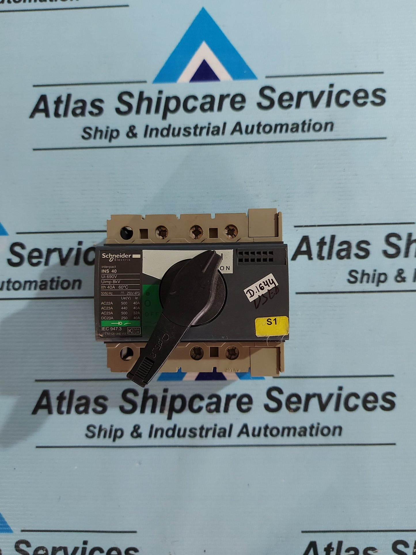 MERLIN GERIN SCHNEIDER ELECTRIC INS 40 SWITCH-DISCONNECTOR INTERPACT