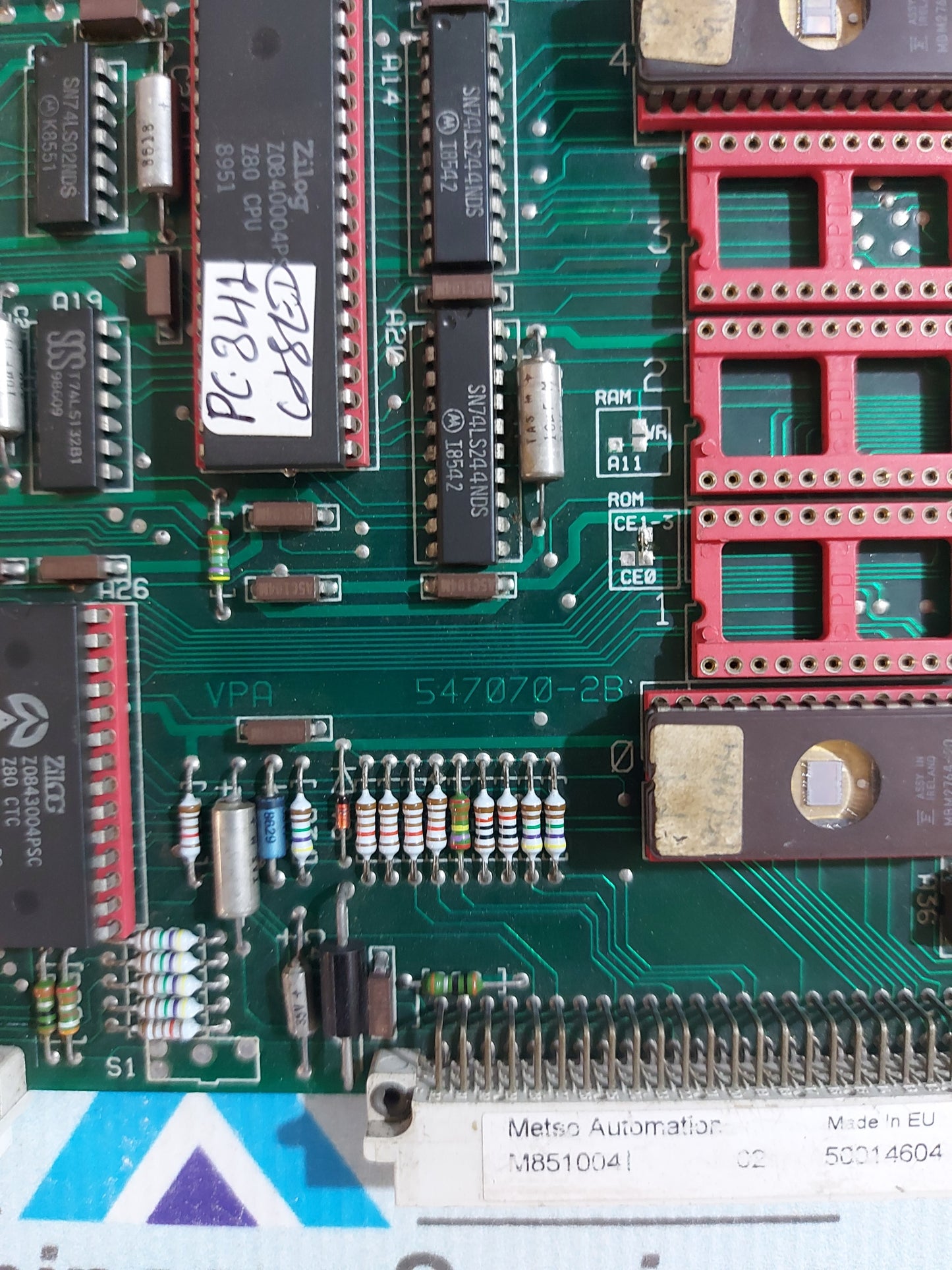 METSO AUTOMATION M851004 CPU MODULE 57070-2B