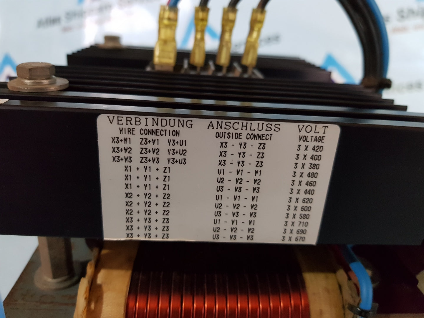 MICHAEL RIEDEL RDRKL 30K/S AC TRANSFORMAR