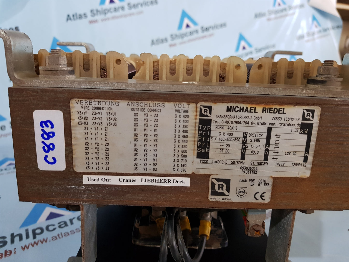 MICHAEL RIEDEL RDRKL 40K/S AC TRANSFORMAR