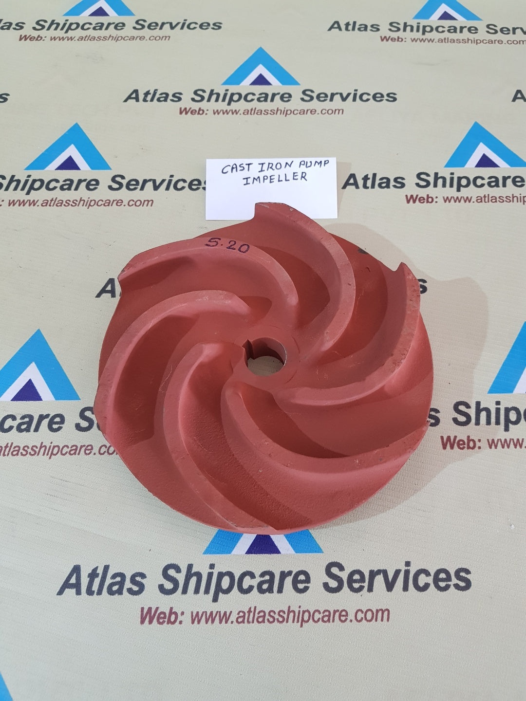 MISSION 1 1/2X2-0 PUMP IMPELLER CAST IRON