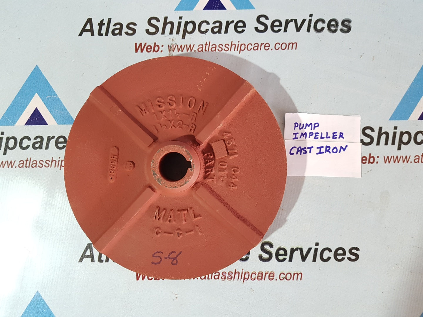 MISSION PUMP IMPELLER CAST IRON