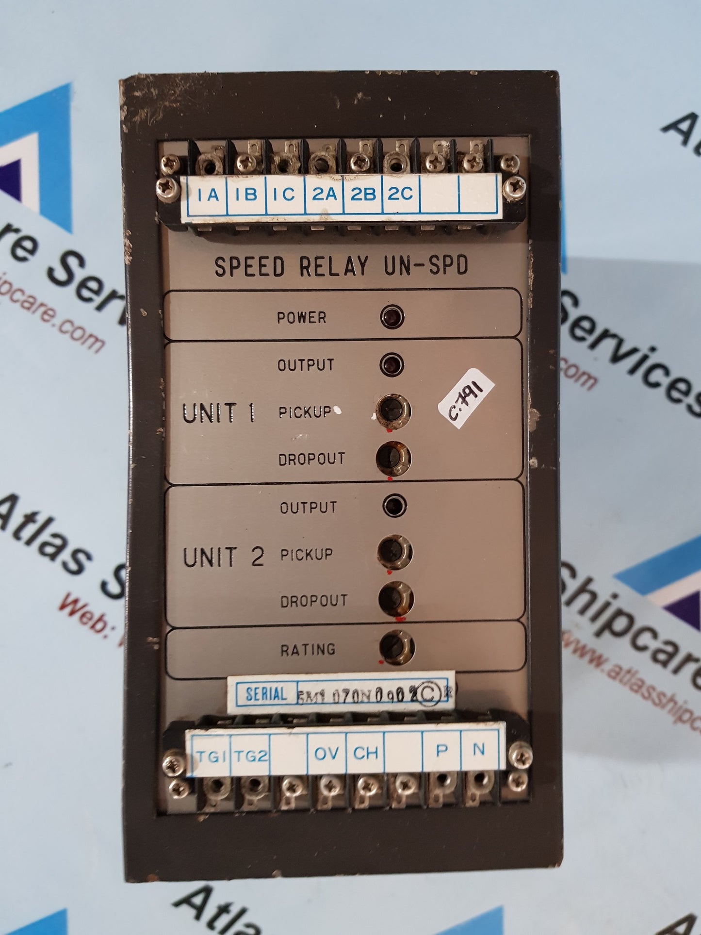 MITSIBISHI ELECTRIC UN-SPD SPEED RELAY CONTROLLER