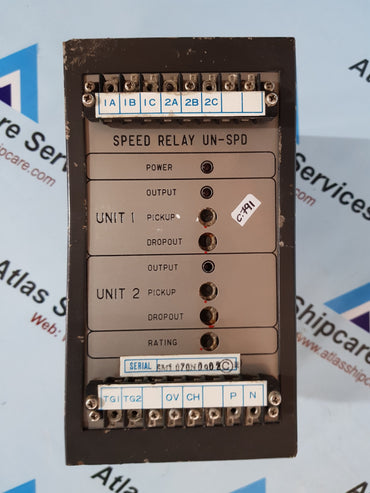 MITSIBISHI ELECTRIC UN-SPD SPEED RELAY CONTROLLER