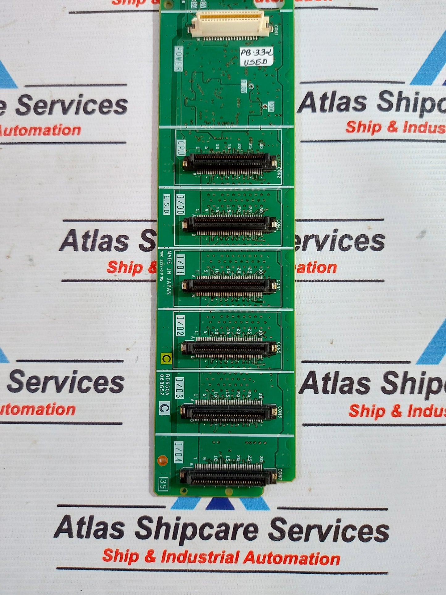 MITSUBISHI Q35B(N1) EXTENSION BASE UNIT MELSEC-Q 8 SLOT PB332