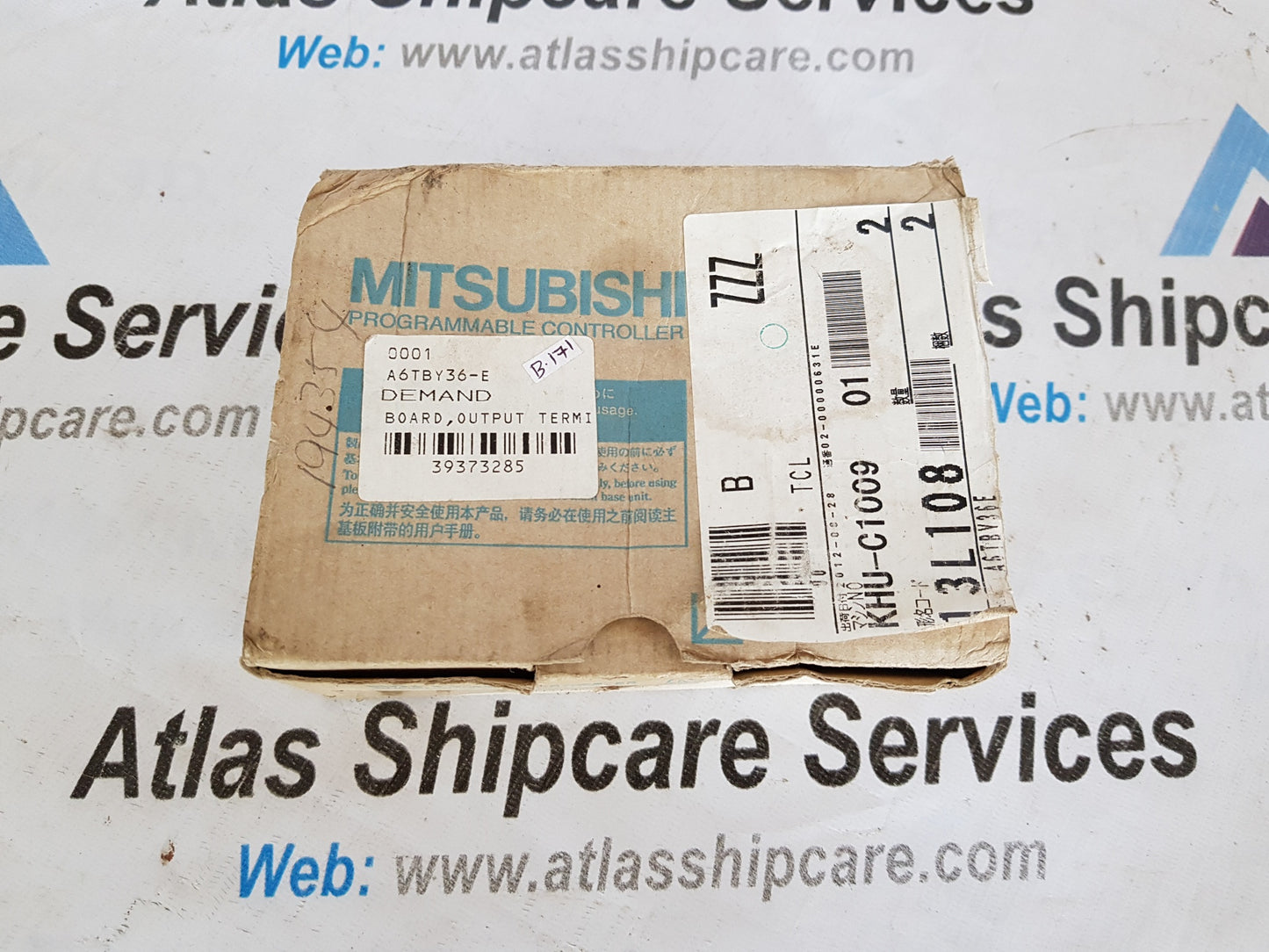 MITSUBISHI A6TBY36-E TERMINAL BLOCK OUTPUT MODULE