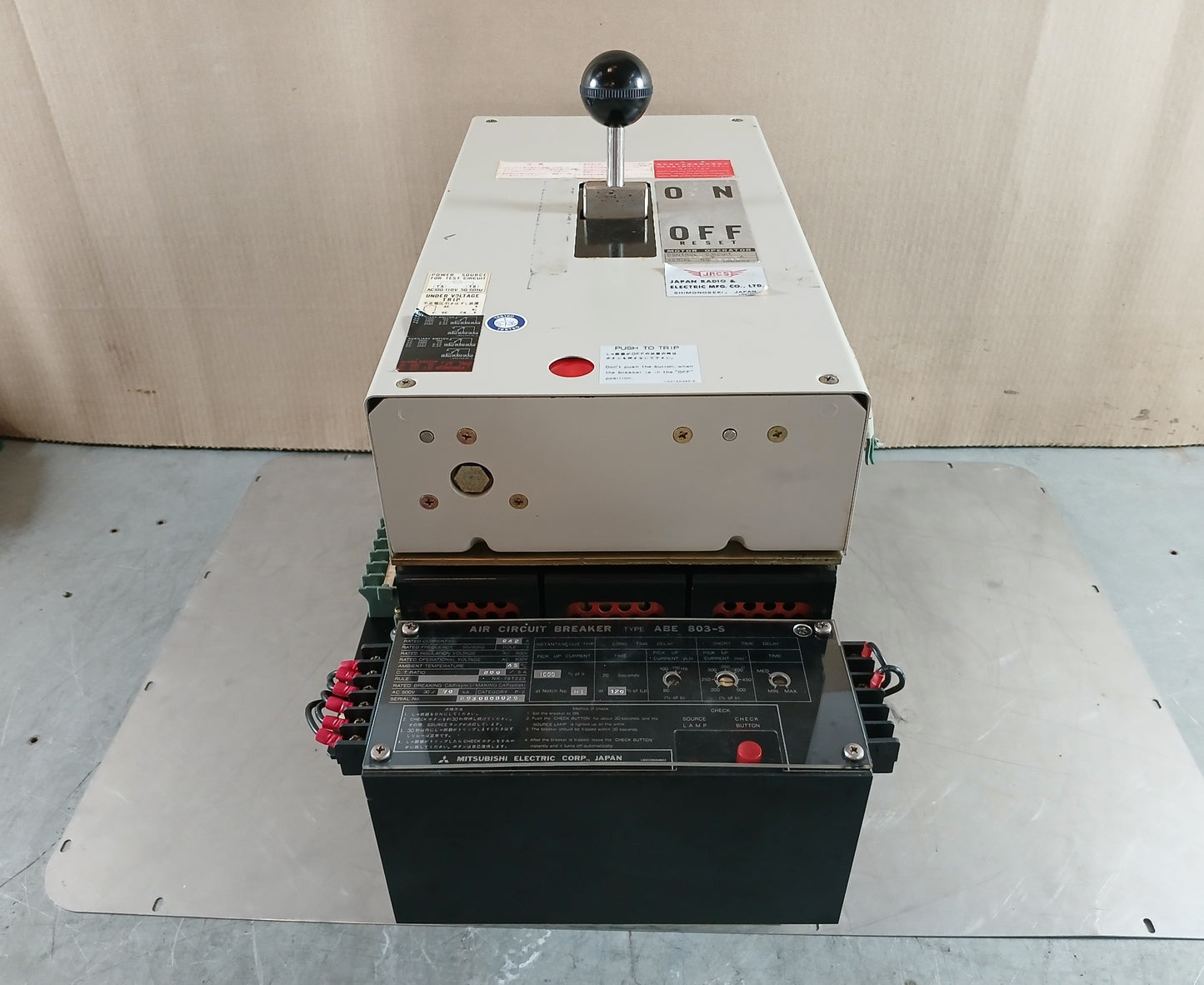 MITSUBISHI ABE 803-S AIR CIRCUIT BREAKER