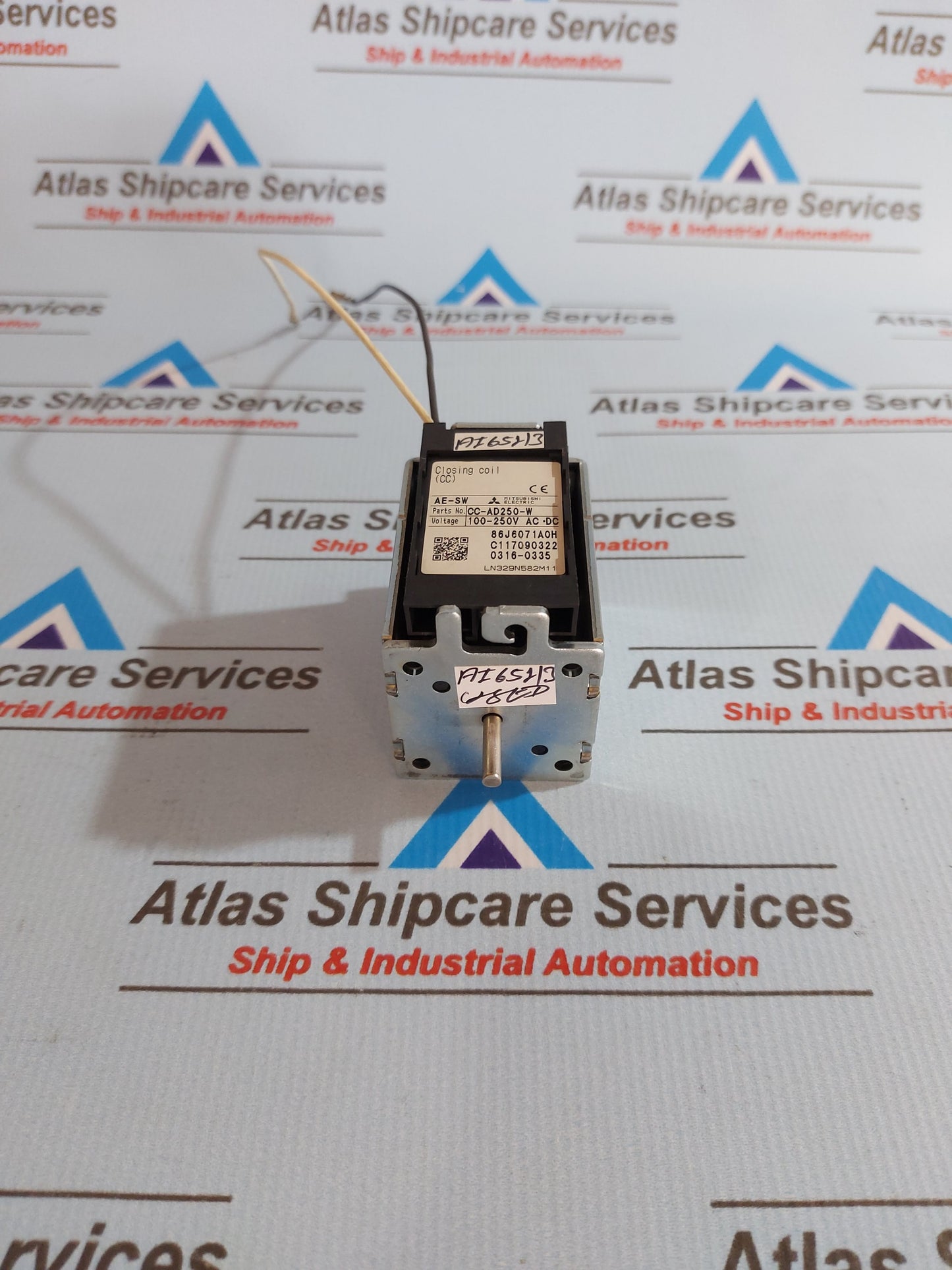 MITSUBISHI AE-SW CC-AD250-W CLOSING COIL 100-125V AC/DC