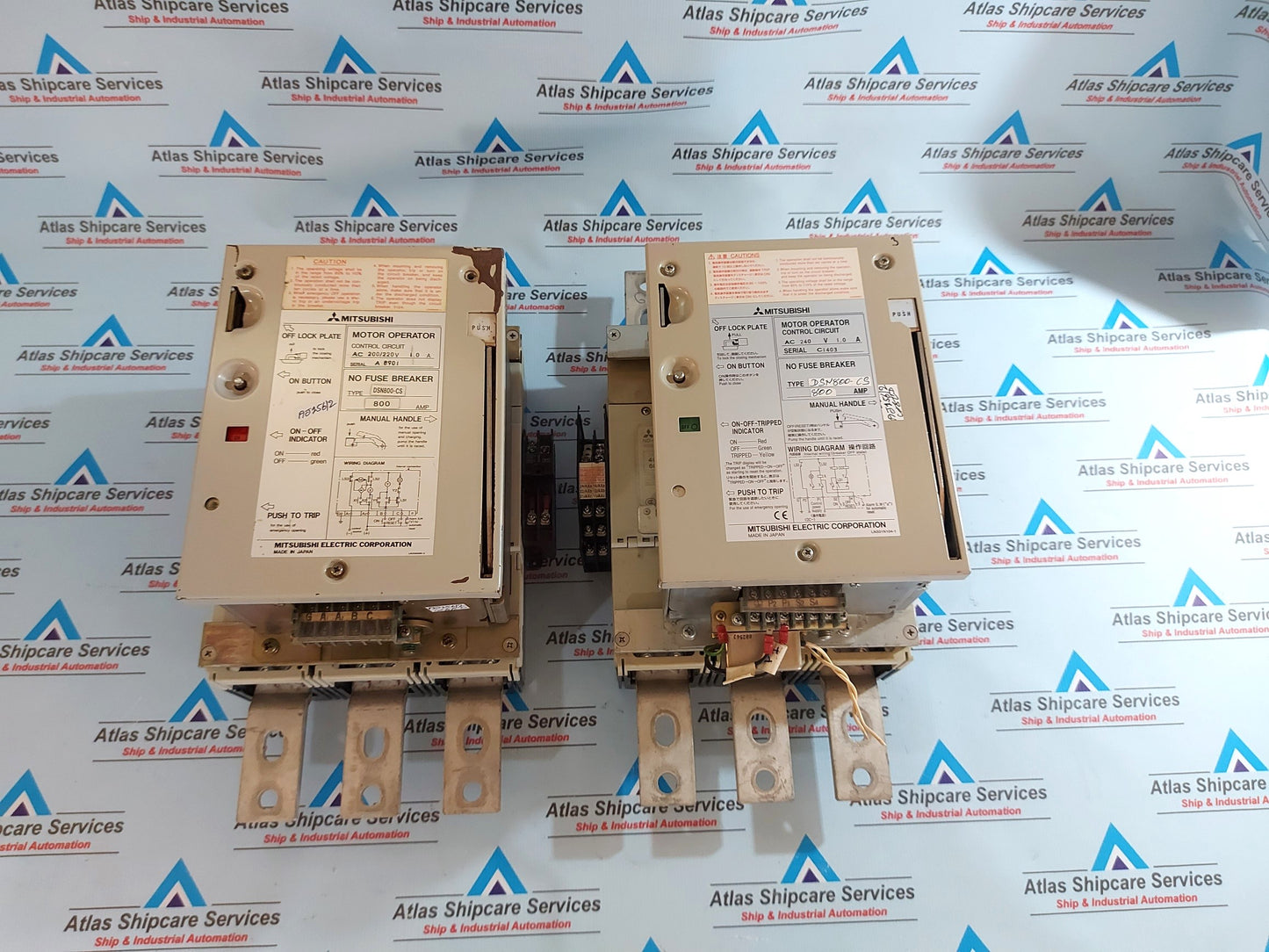 MITSUBISHI DSN800-CS NO-FUSE BREAKER 3P 800 AMP
