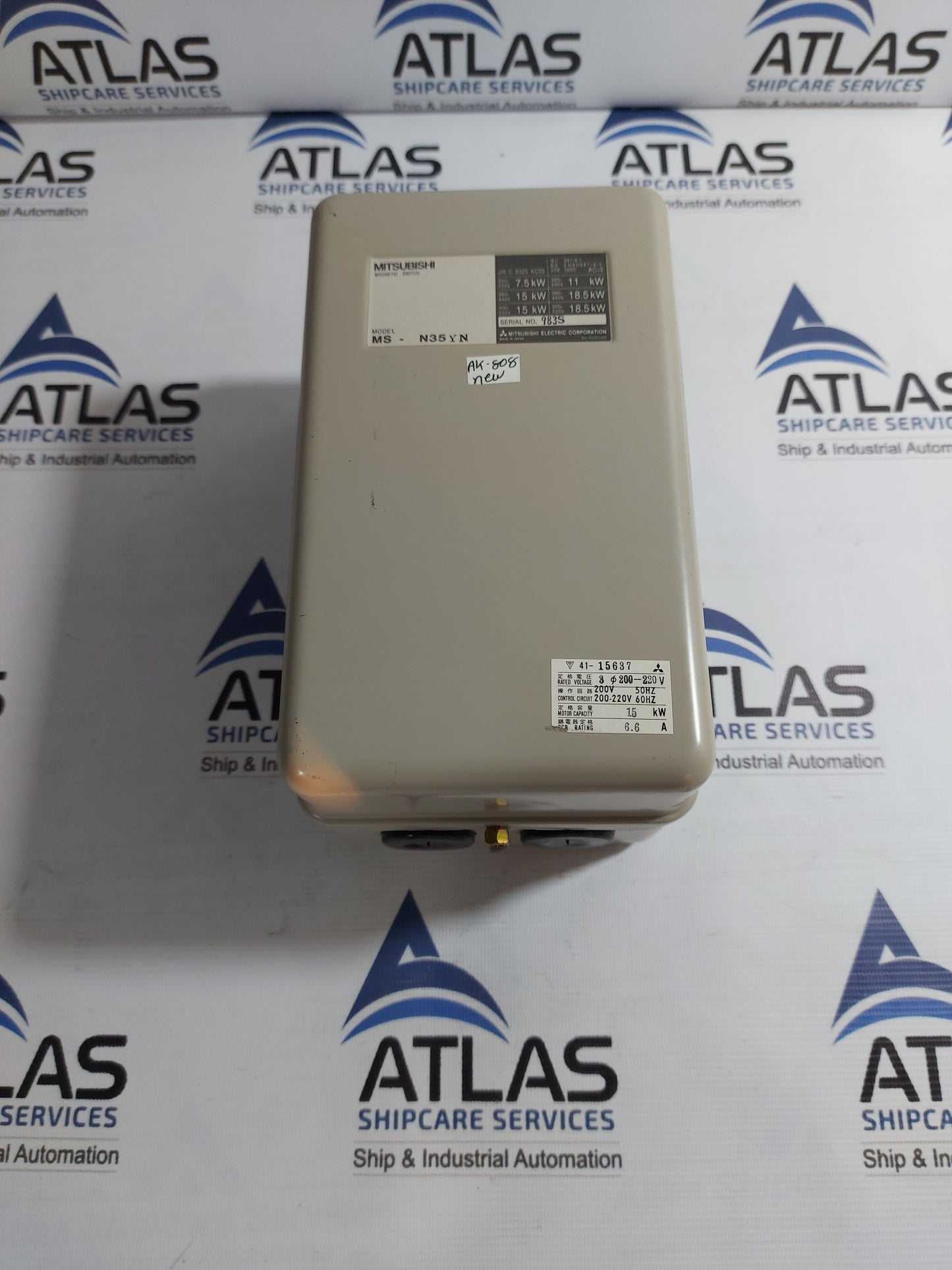 MITSUBISHI ELECTRIC CONNECTING DIAGRAM MS-N35YN MOTOR STARTER