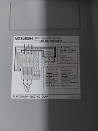 MITSUBISHI ELECTRIC CONNECTING DIAGRAM MS-N35YN MOTOR STARTER