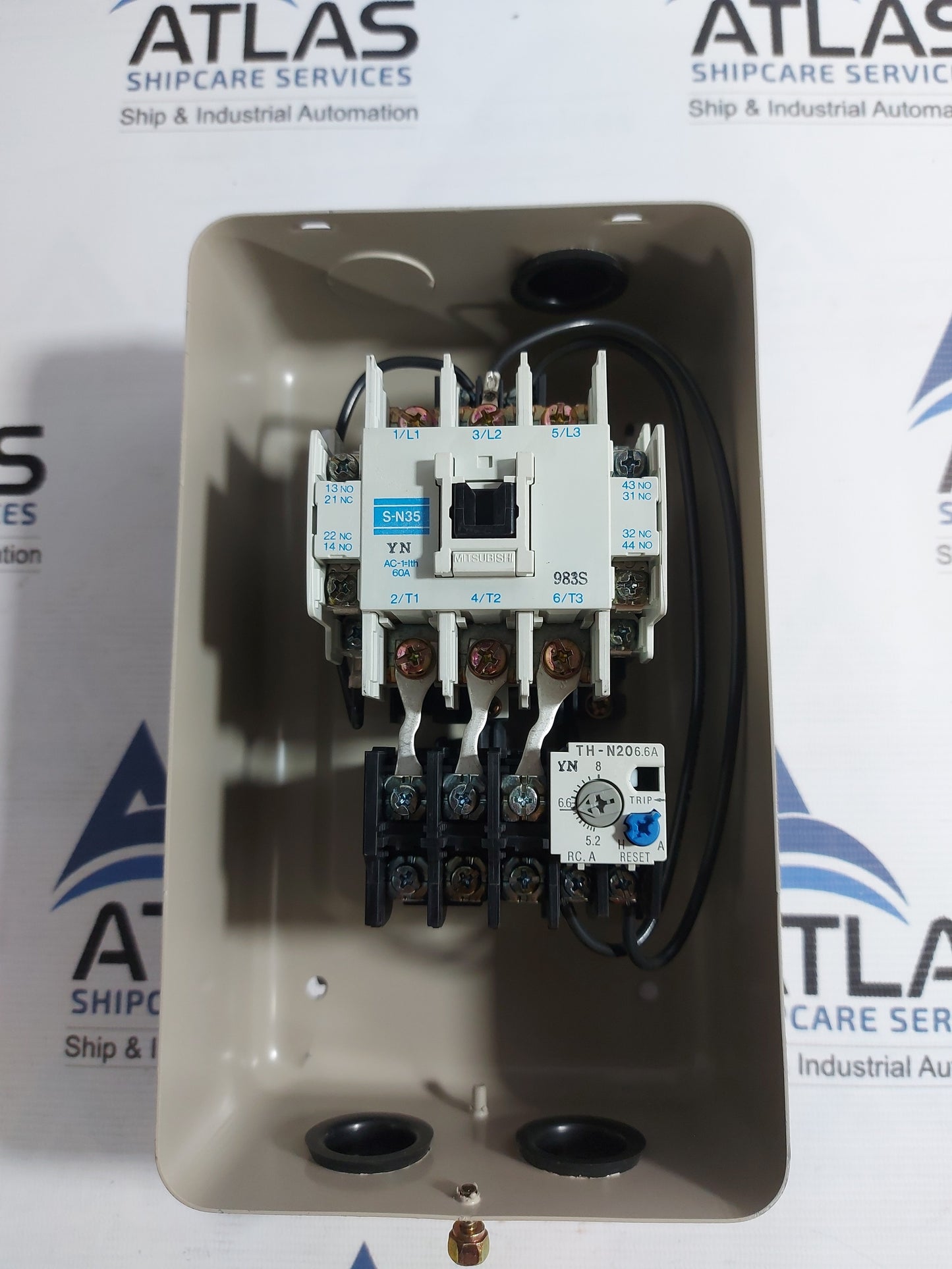 MITSUBISHI ELECTRIC CONNECTING DIAGRAM MS-N35YN MOTOR STARTER