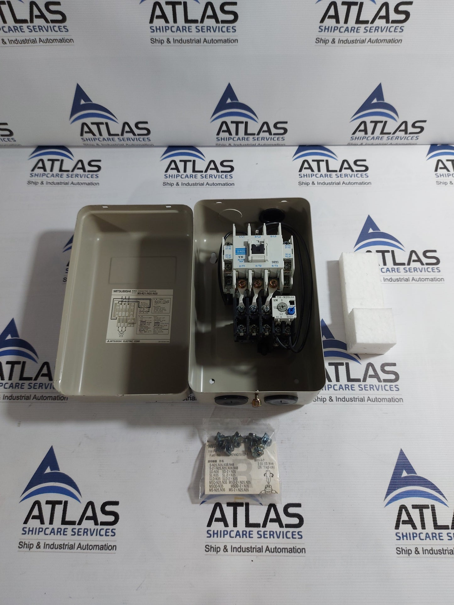 MITSUBISHI ELECTRIC CONNECTING DIAGRAM MS-N35YN MOTOR STARTER