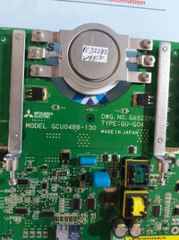 MITSUBISHI ELECTRIC GU-G04 COMMUTATED THYRISTOR BOARD GCU04BB-130