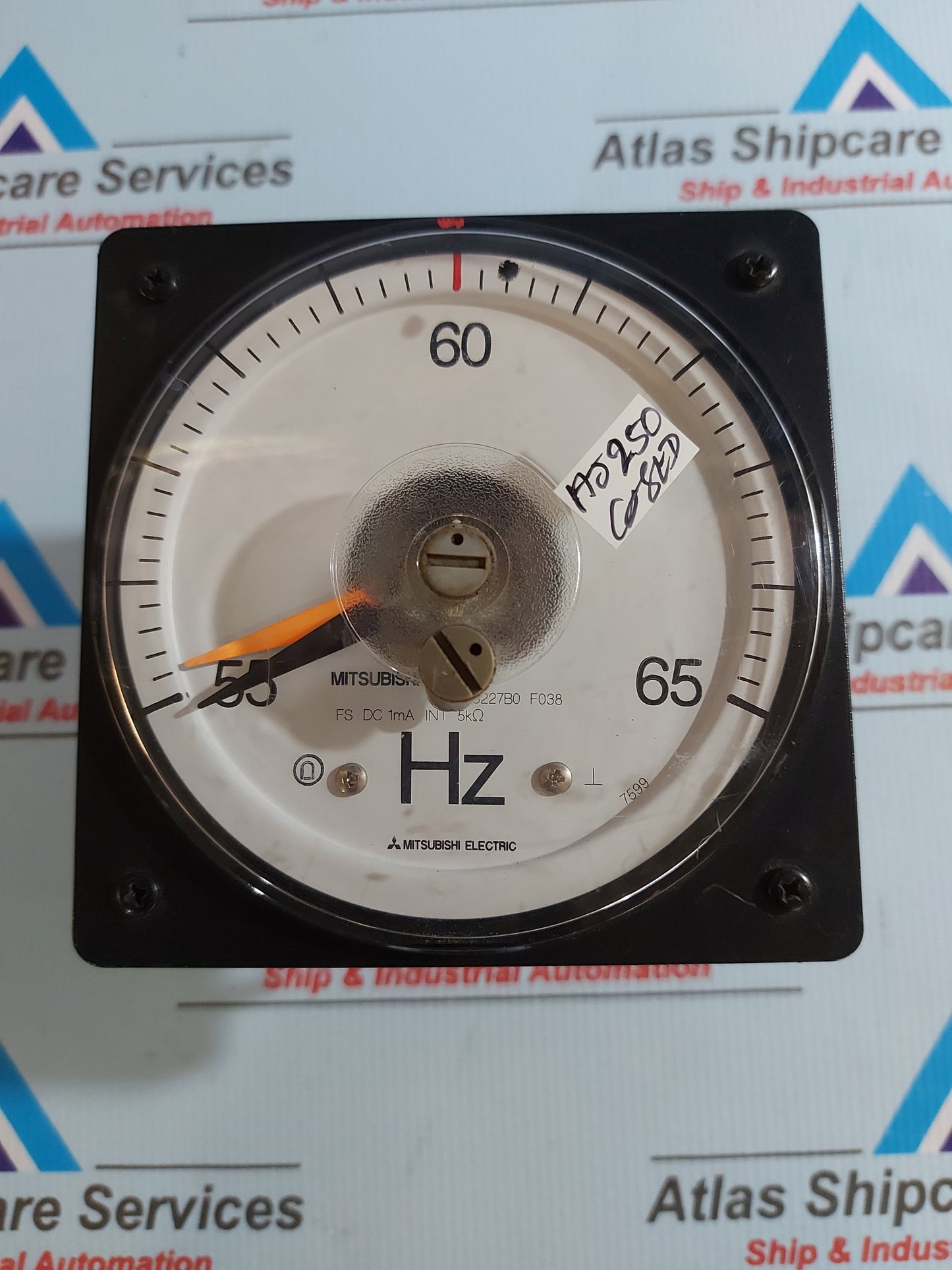 MITSUBISHI ELECTRIC LM-11 E FREQUENCY METER 55~65Hz