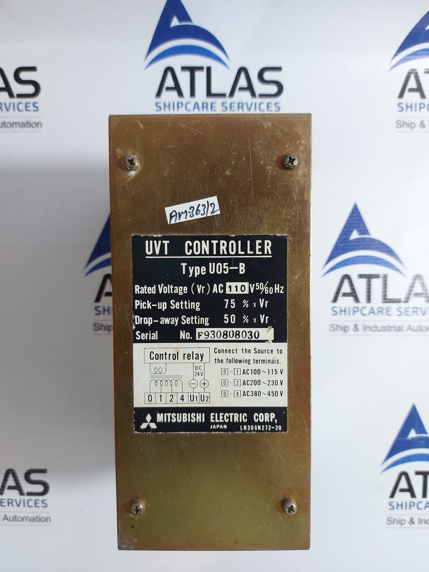 MITSUBISHI ELECTRIC U05-B UVT CONTROLLER AC110V 50/60 Hz
