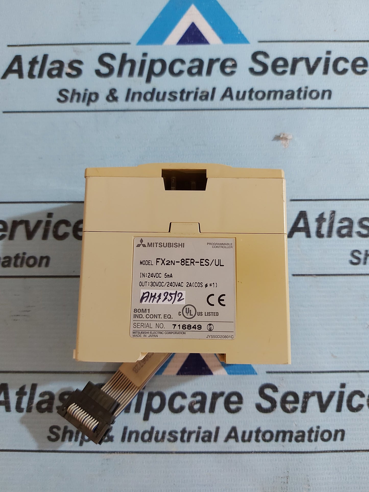 MITSUBISHI FX2N-8ER-ES/UL PROGRAMMABLE CONTROLLER