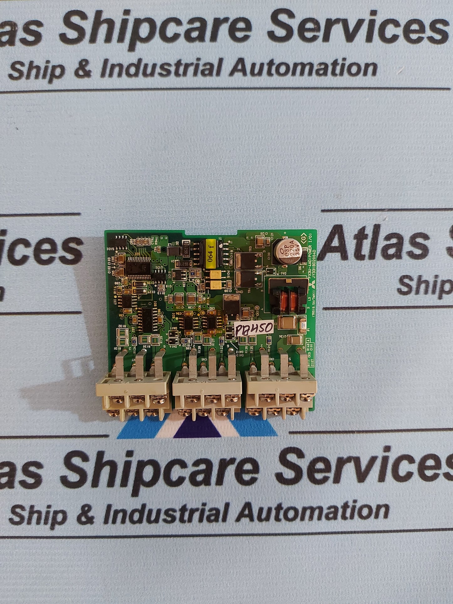 MITSUBISHI FX3U-4AD (POWER I/O) PCB CARD