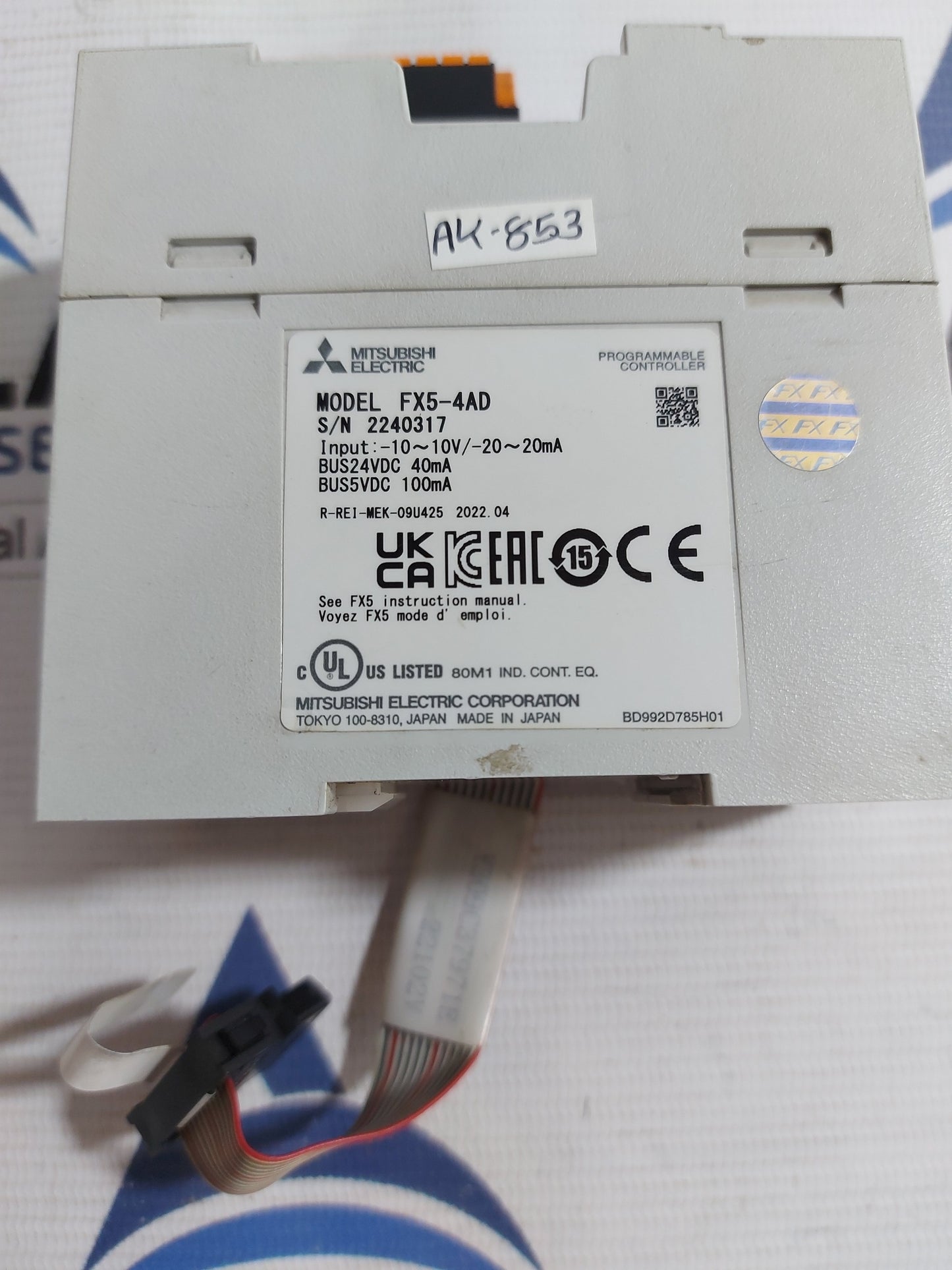 MITSUBISHI FX5-4AD PROGRAMMABLE CONTROLLER