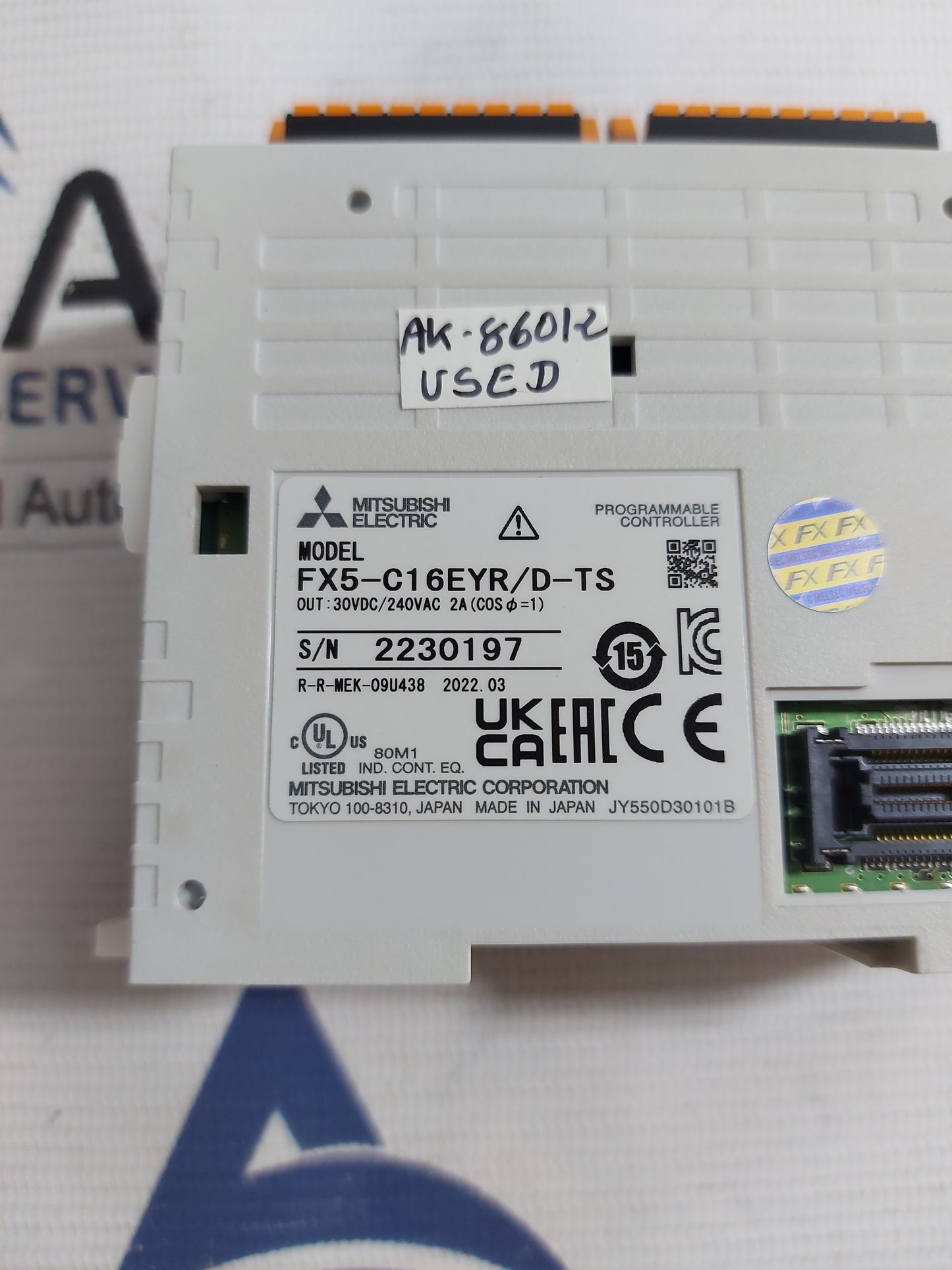 MITSUBISHI FX5-C16EYR/D-TS PROGRAMMABLE CONTROLLER