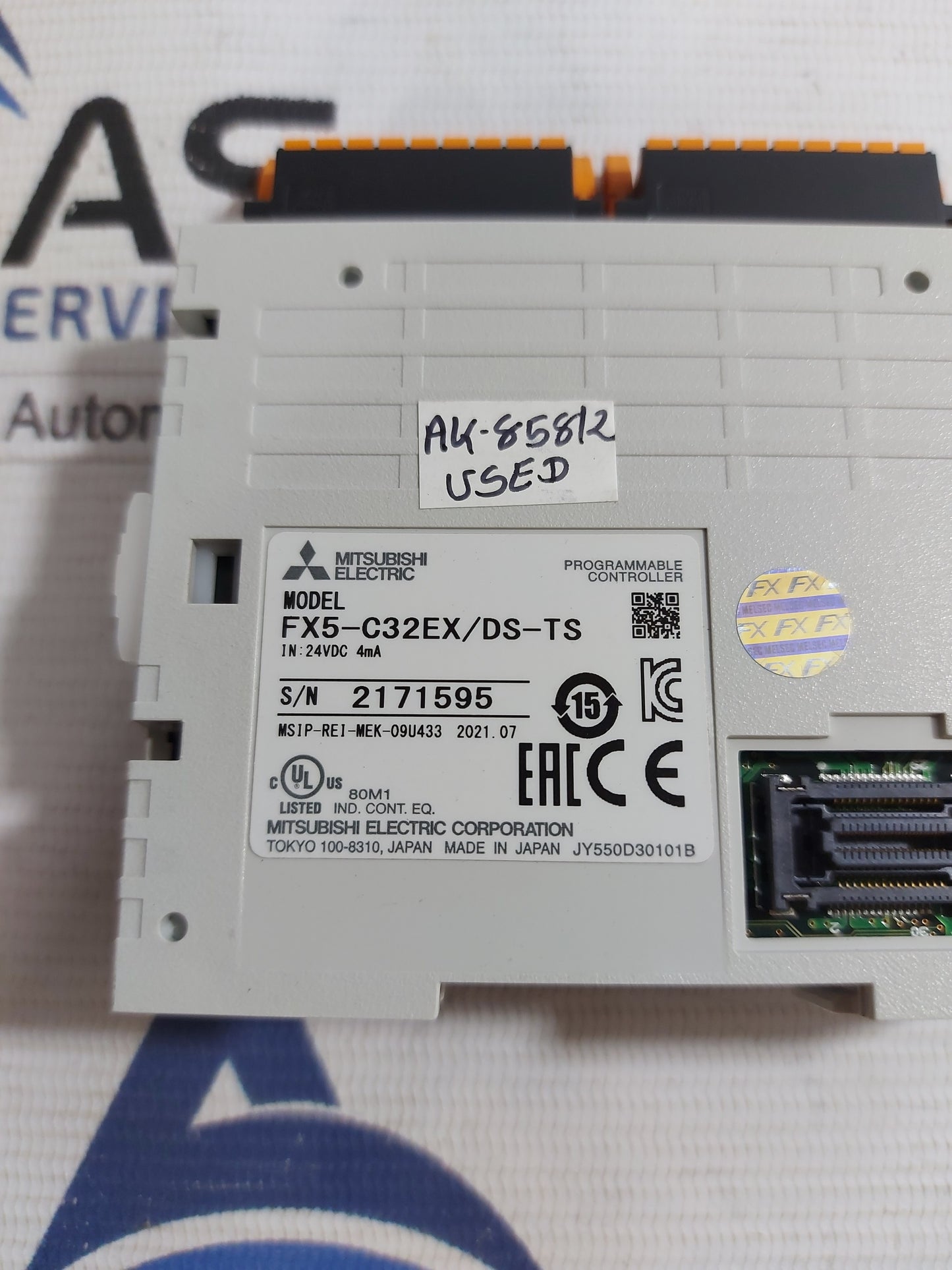 MITSUBISHI FX5-C32EX/DS-TS PROGRAMMABLE CONTROLLER