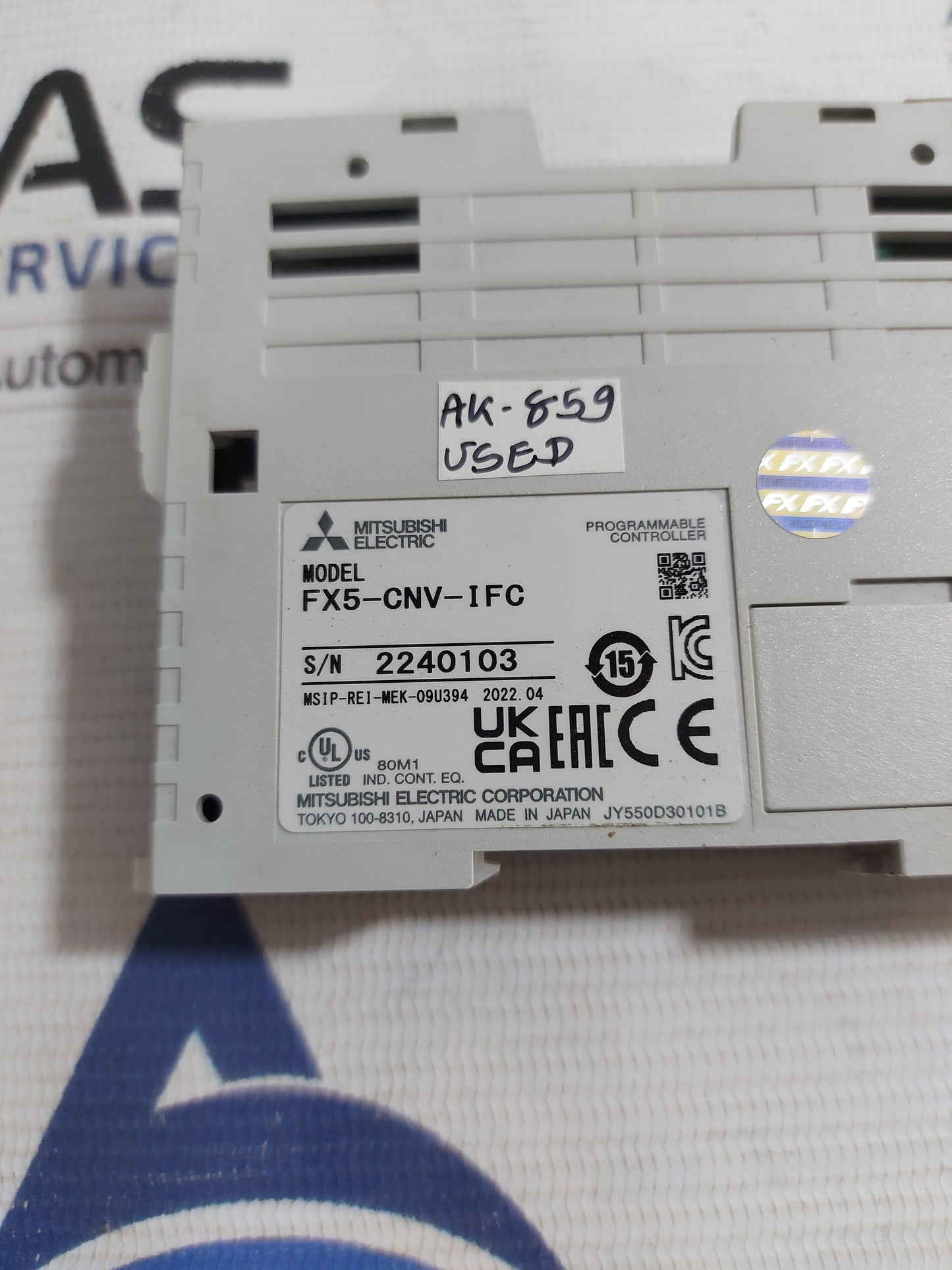 MITSUBISHI FX5-CNV-IFC PROGRAMMABLE CONTROLLER