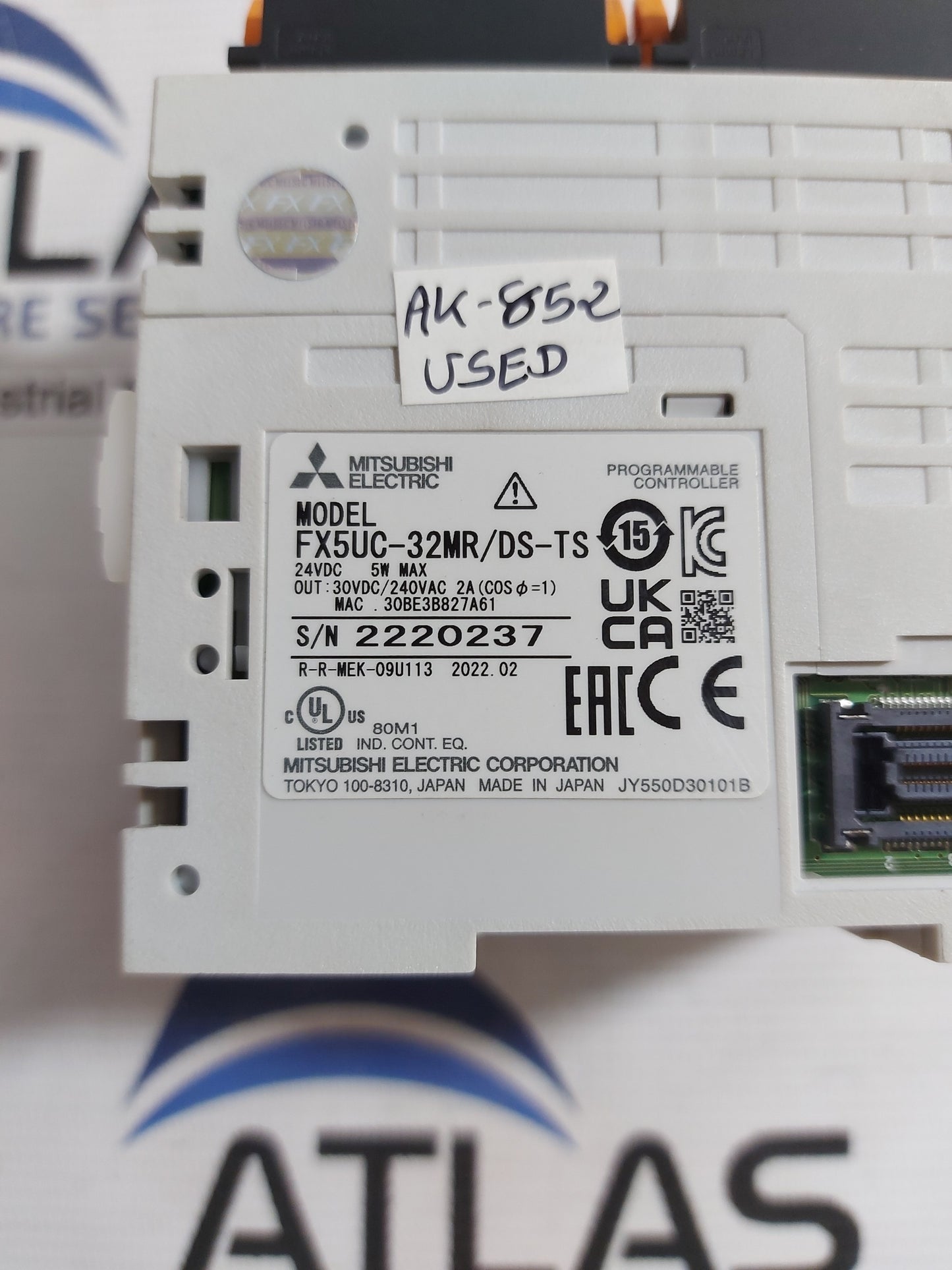 MITSUBISHI FX5UC-32MR/DS-TS PROGRAMMABLE CONTROLLER