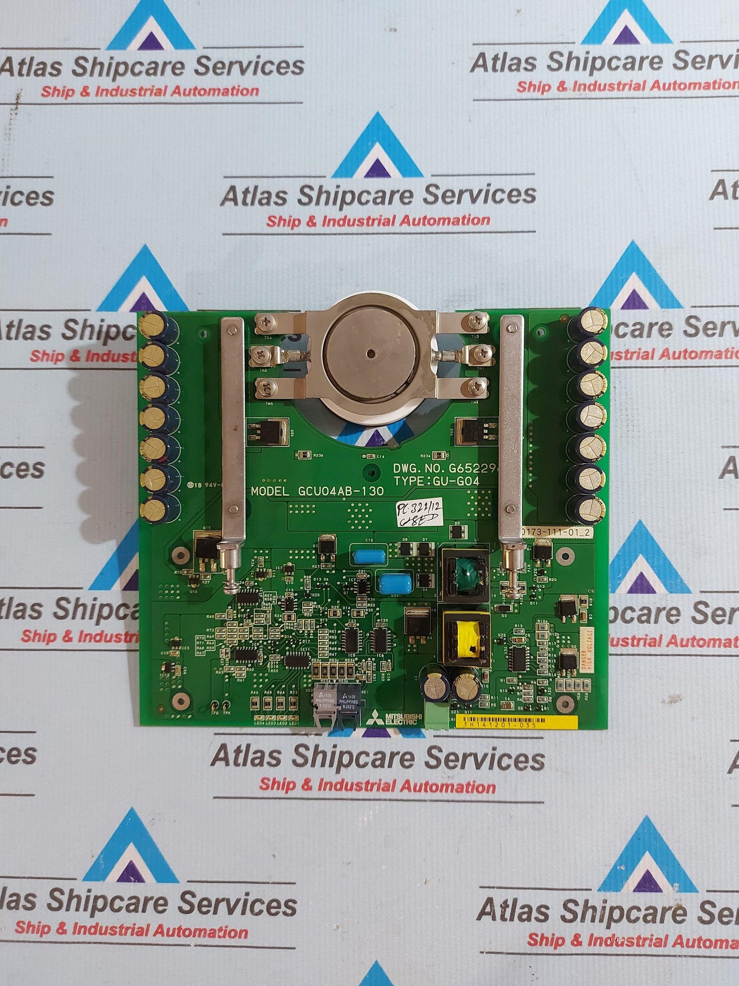 MITSUBISHI GU-G04 GCU04AB-130 COMMUTATED THYRISTOR BOARD