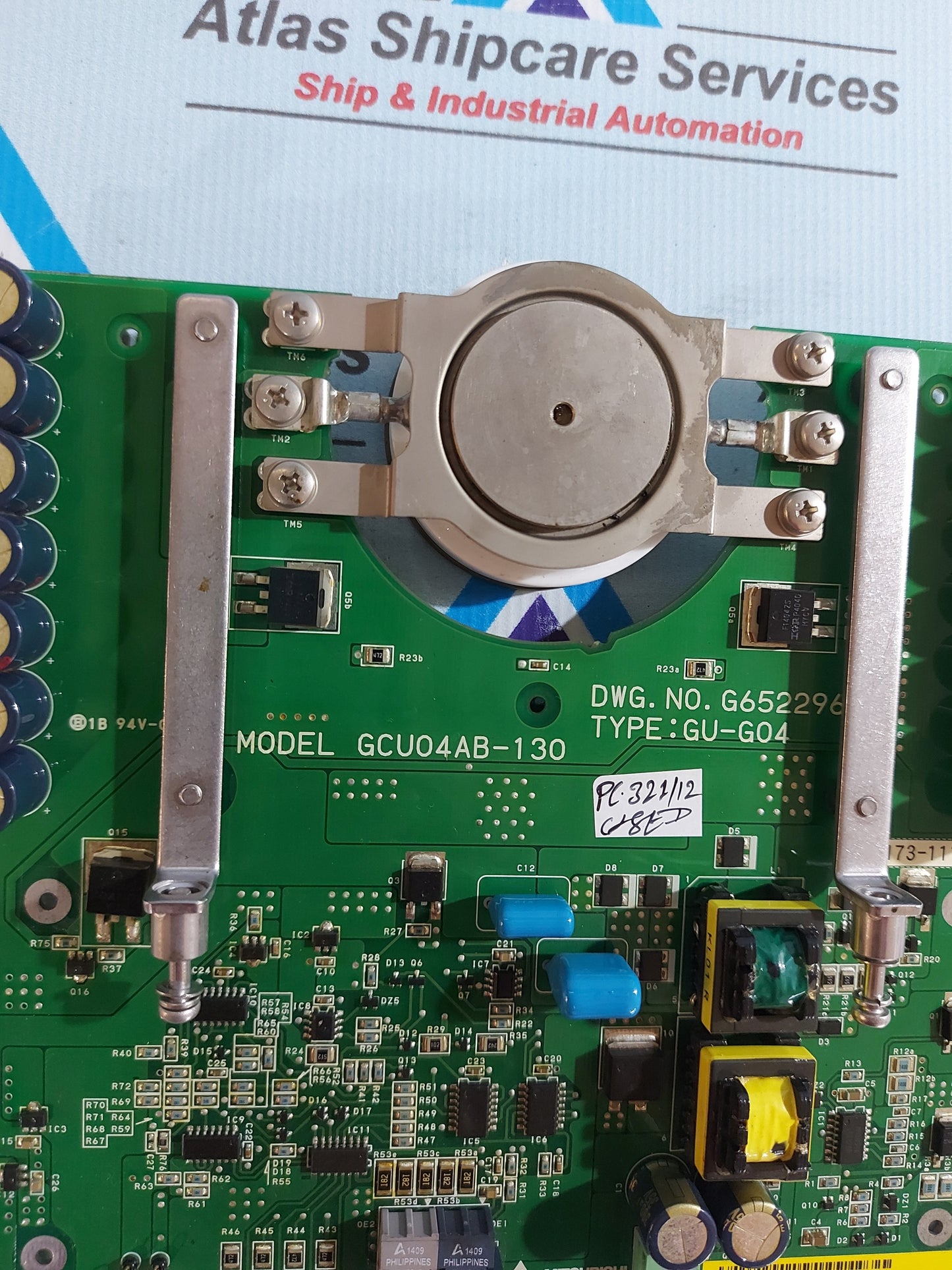 MITSUBISHI GU-G04 GCU04AB-130 COMMUTATED THYRISTOR BOARD