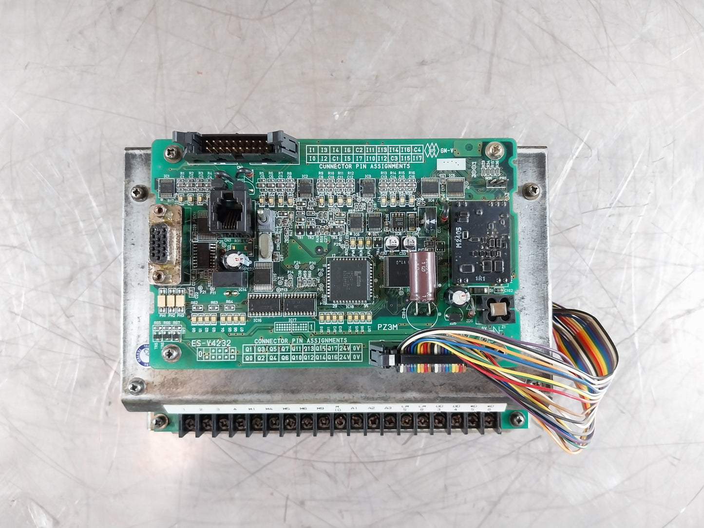 MITSUBISHI KAKOKI KAISHA DISPLAY WITH ES-V4232 FOR HFO PURIFIER CONTROL PANEL
