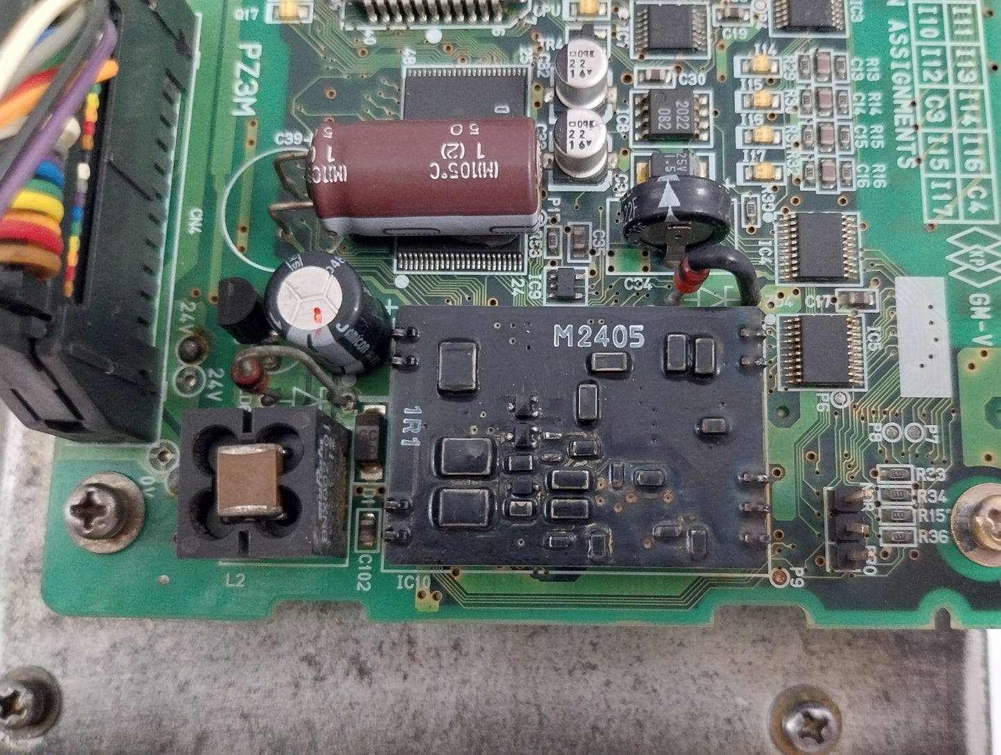 MITSUBISHI KAKOKI KAISHA DISPLAY WITH ES-V4232 FOR HFO PURIFIER CONTROL PANEL