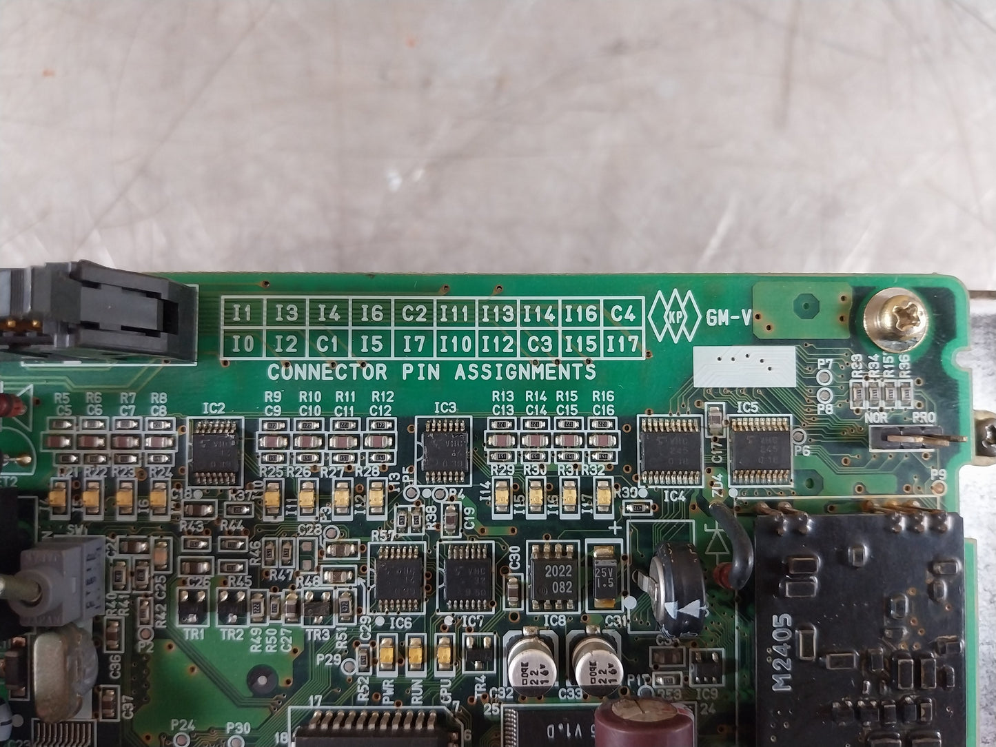 MITSUBISHI KAKOKI KAISHA DISPLAY WITH ES-V4232 FOR HFO PURIFIER CONTROL PANEL