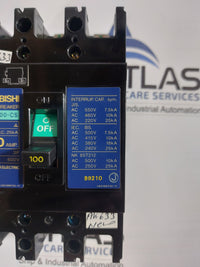 MITSUBISHI NF100-CS NO-FUSE BREAKER 3 POLE 100Amp