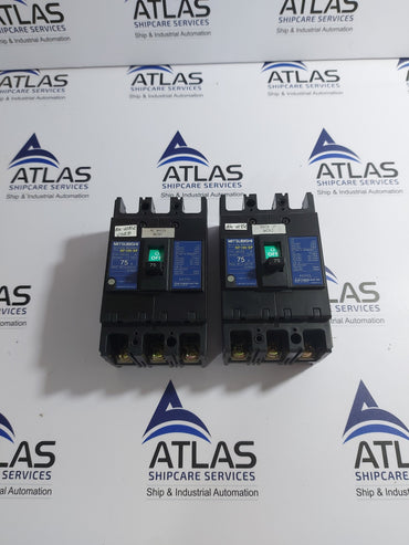 MITSUBISHI NF100-SP 75A 3 POLE NO-FUSE CIRCUIT BREAKER